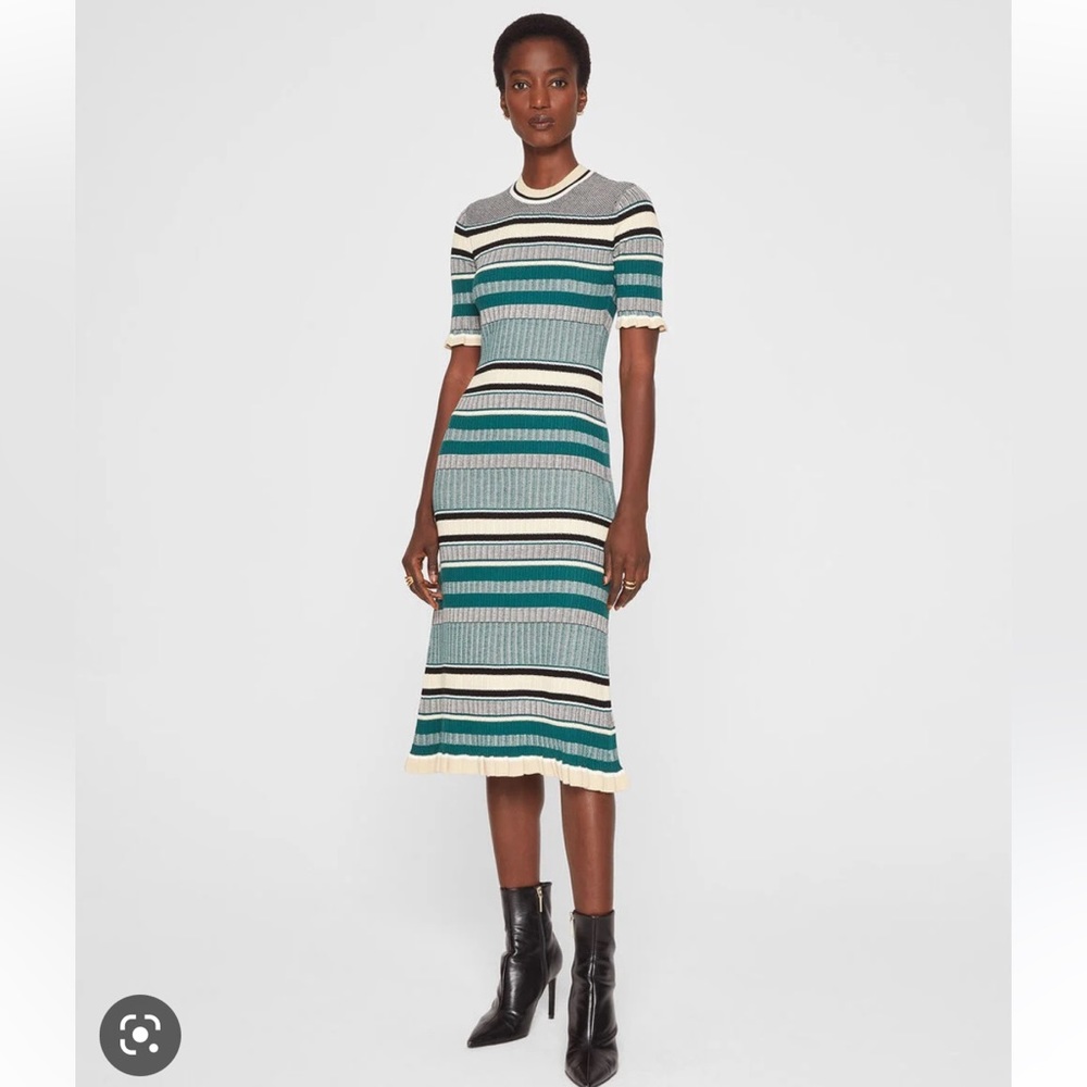 Club Monaco Short Sleeve Sweater Dress